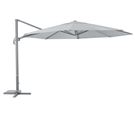 Zahradní slunečník PARADISE průměr 400 cm světle šedý